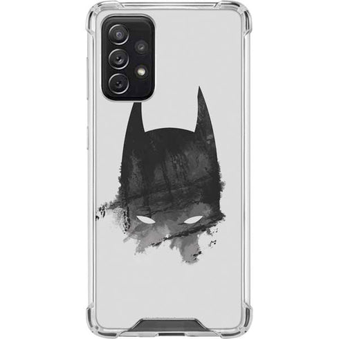 DC Comics Batman Mask Art Galaxy A72 5G Clear Case